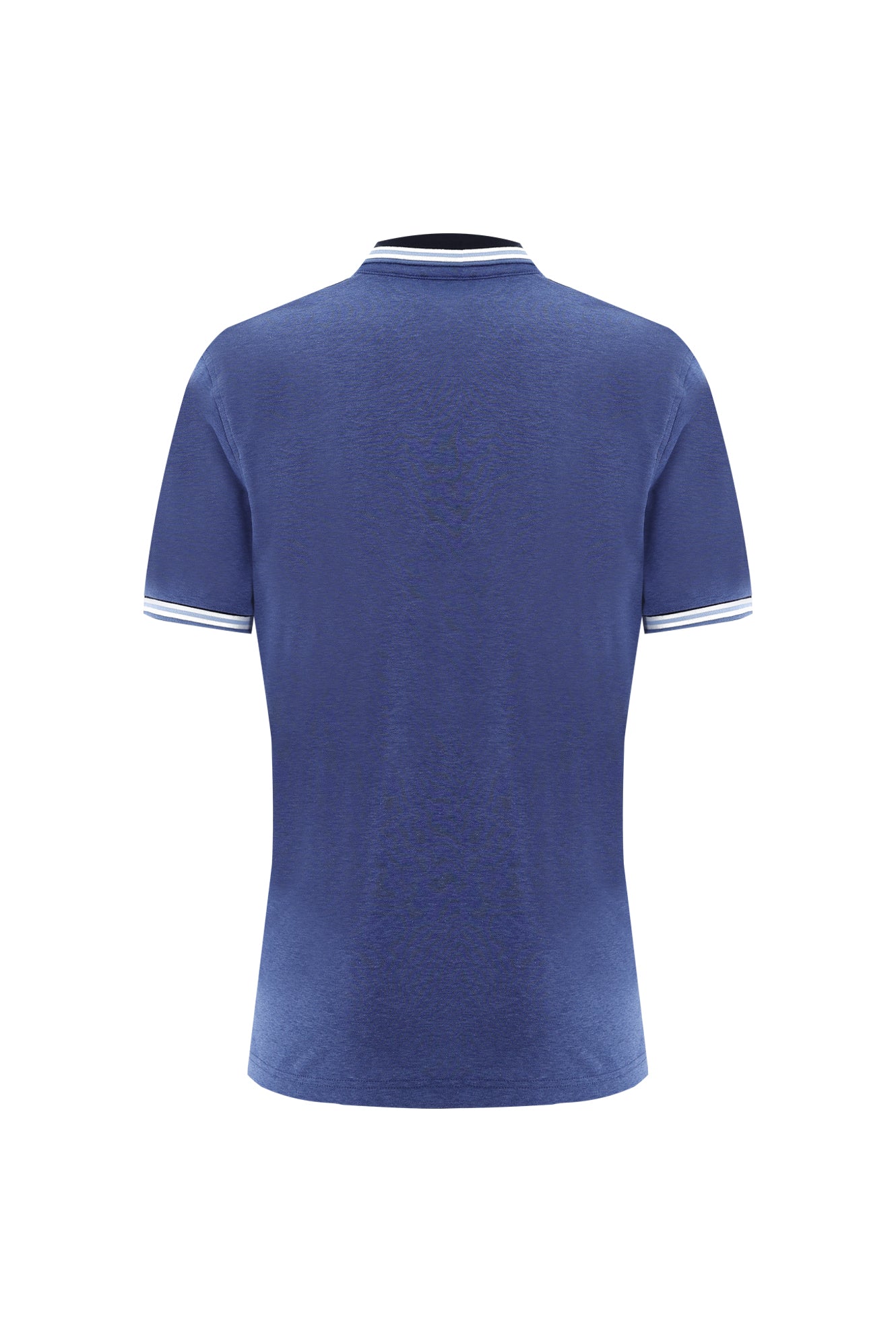 Açık Lacivert Polo Yaka Regular Fit T-shirt