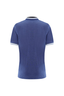 Açık Lacivert Polo Yaka Regular Fit T-shirt