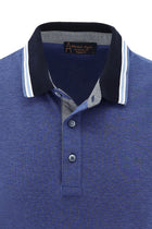 Açık Lacivert Polo Yaka Regular Fit T-shirt