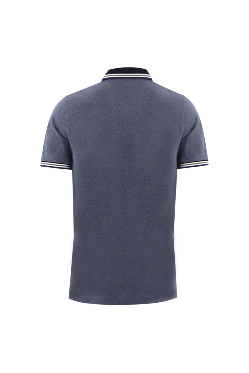 Koyu Lacivert Polo Yaka Regular Fit T-shirt
