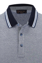 Koyu Mavi  Polo Yaka Regular Fit T-shirt