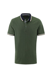 Orta Haki Polo Yaka Regular Fit T-shirt