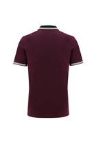 Koyu Bordo Polo Yaka Regular Fit T-shirt