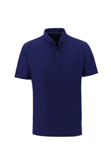 Saks Mavi Polo Yaka Regular Fit T-shirt
