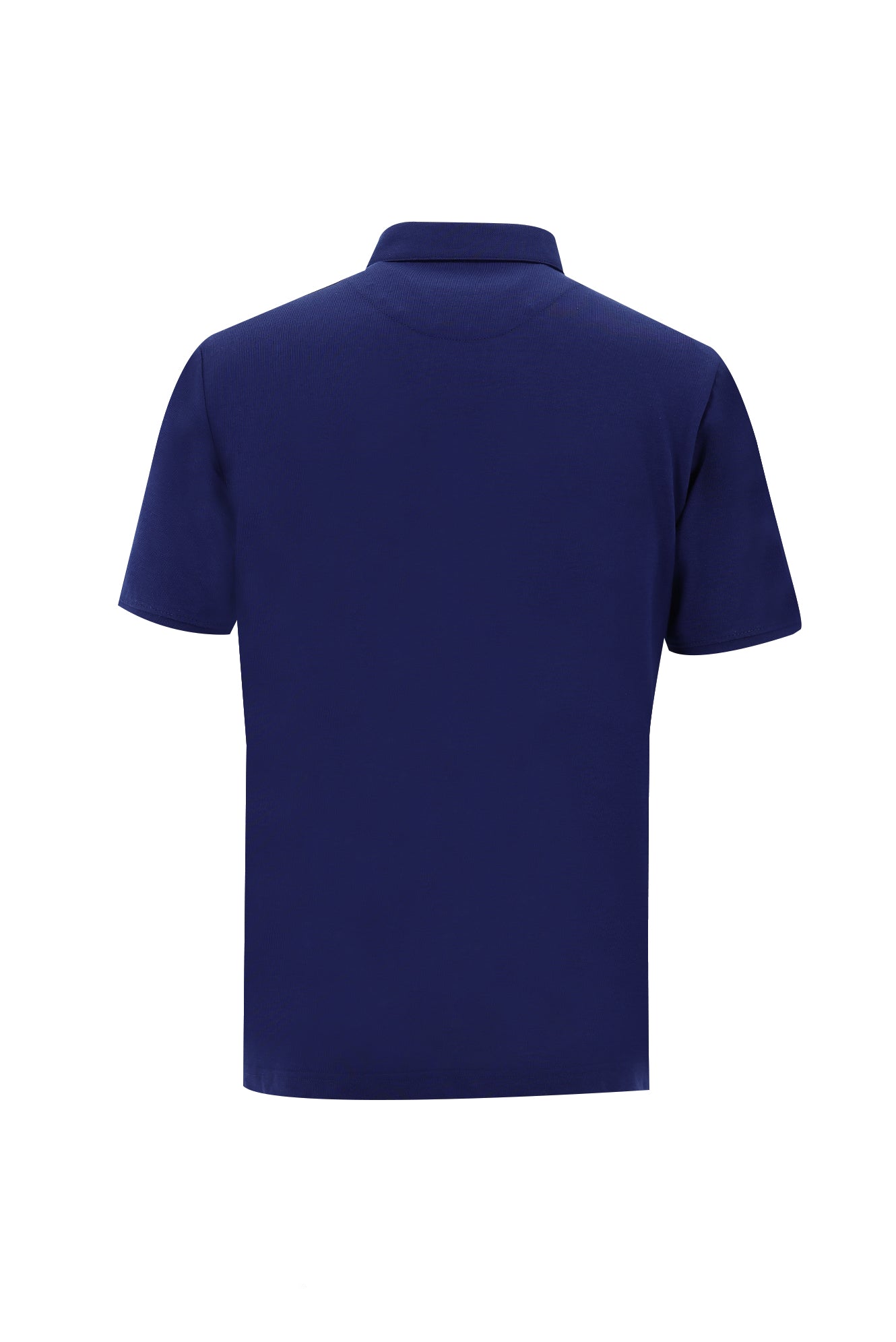 Saks Mavi Polo Yaka Regular Fit T-shirt