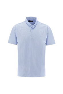 Mavi Polo Yaka Regular Fit Nakışlı T-shirt