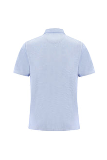 Mavi Polo Yaka Regular Fit Nakışlı T-shirt