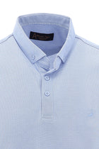 Mavi Polo Yaka Regular Fit Nakışlı T-shirt