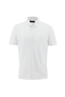 Beyaz Polo Yaka Regular Fit T-shirt