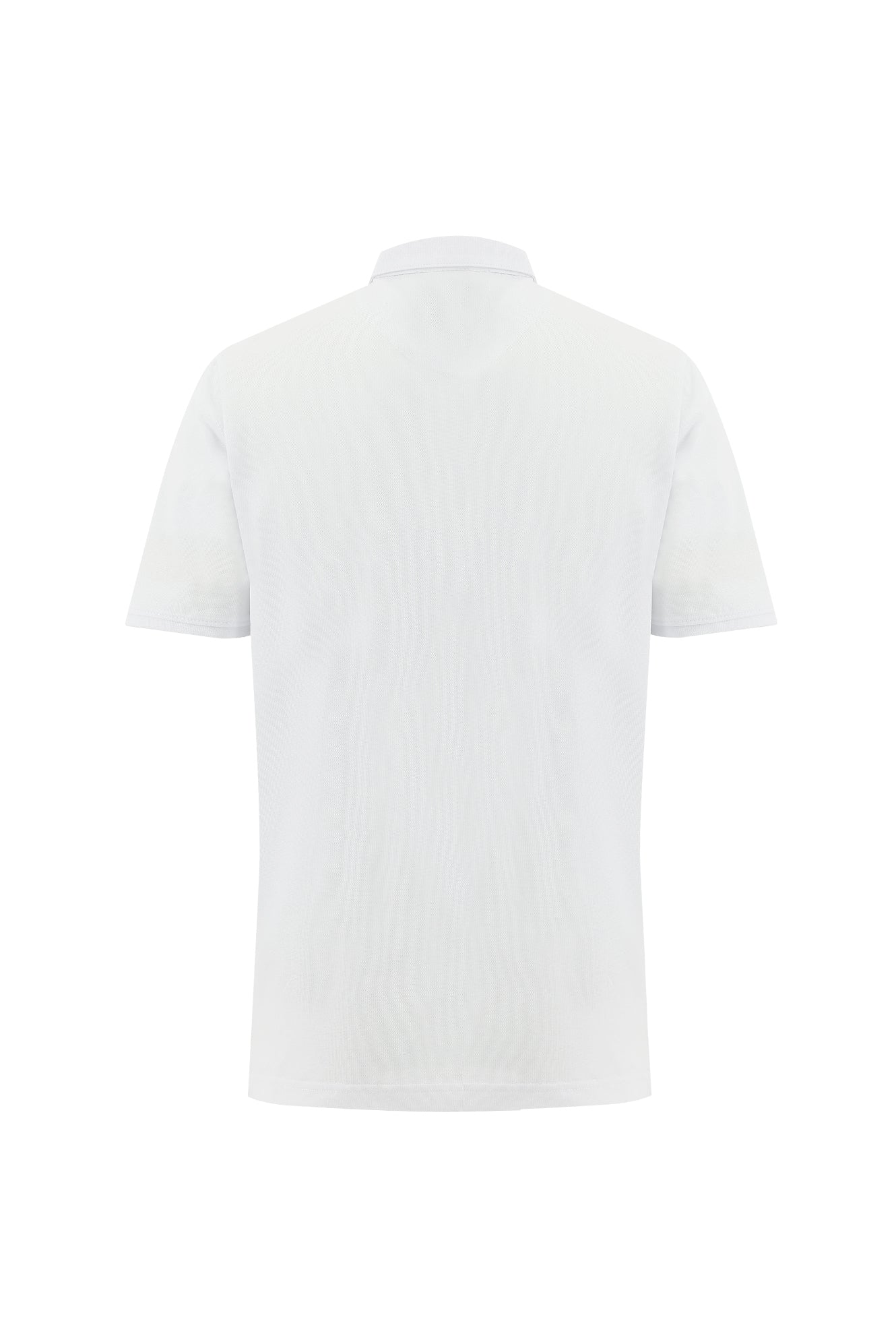 Beyaz Polo Yaka Regular Fit T-shirt