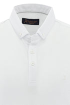 Beyaz Polo Yaka Regular Fit T-shirt