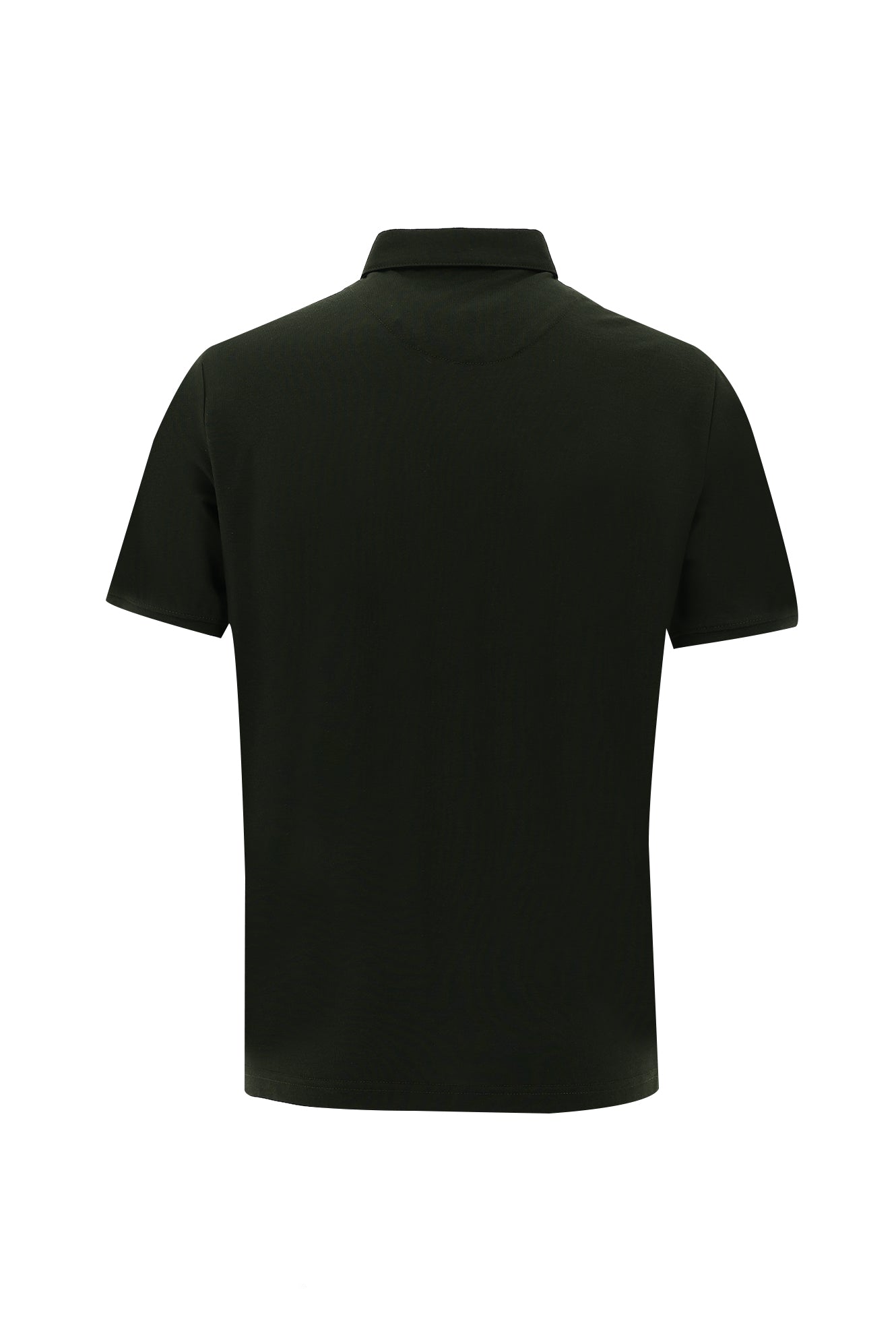 Orta Haki Polo Yaka Regular Fit T-shirt