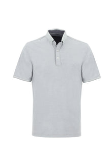 Açık Gri Polo Yaka Regular Fit T-shirt