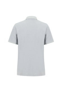 Açık Gri Polo Yaka Regular Fit T-shirt