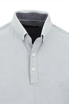 Açık Gri Polo Yaka Regular Fit T-shirt