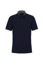 Orta Lacivert Polo Yaka Regular Fit T-shirt
