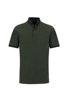 Orta Haki Polo Yaka Regular Fit T-shirt
