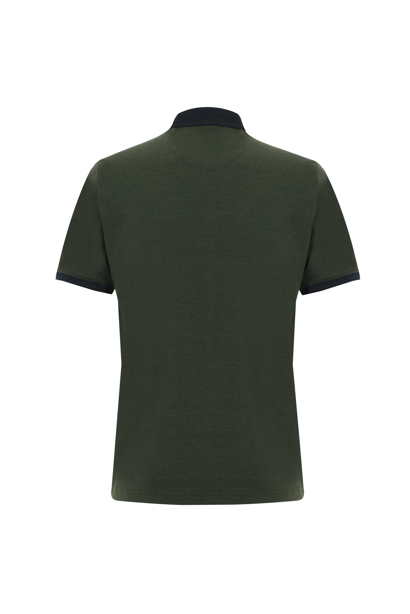 Orta Haki Polo Yaka Regular Fit T-shirt