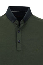 Orta Haki Polo Yaka Regular Fit T-shirt
