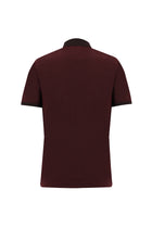 Koyu Bordo Polo Yaka Regular Fit T-shirt