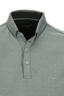 Zümrüt Yeşili Polo Yaka Regular Fit T-shirt