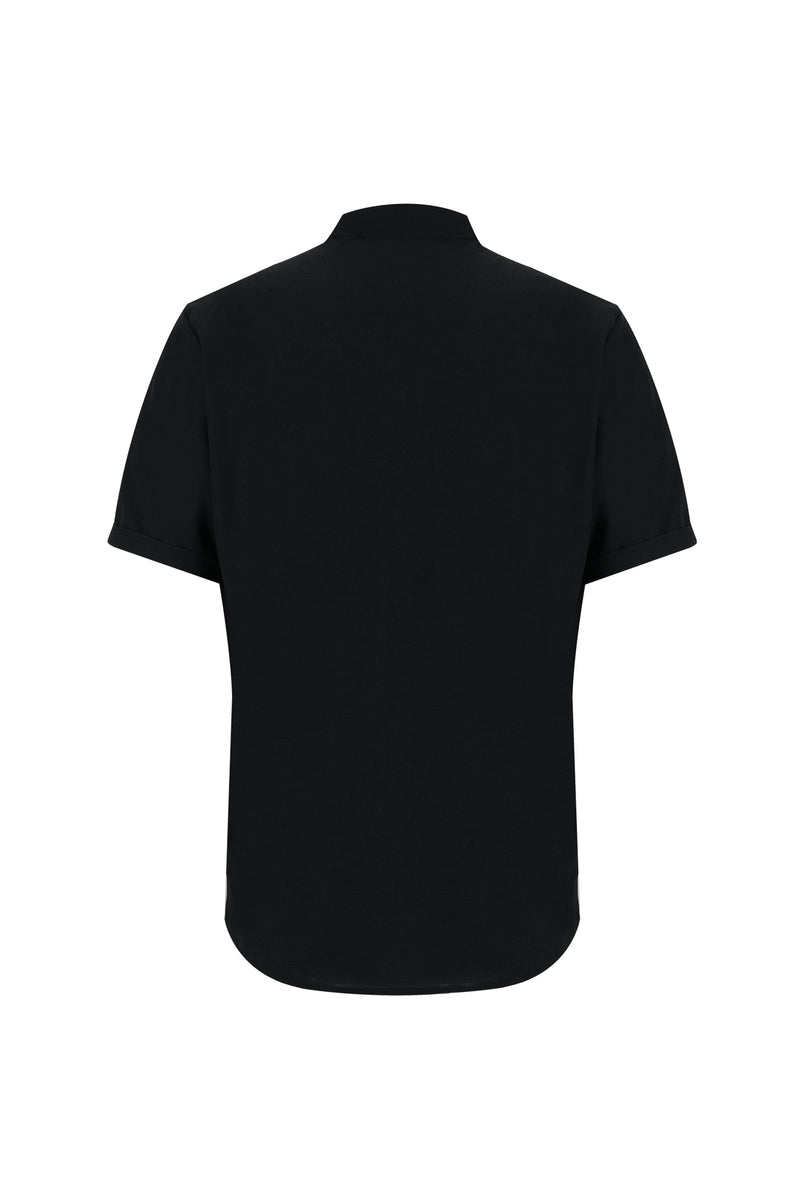 Siyah Polo Yaka Gömlek Model T-shirt