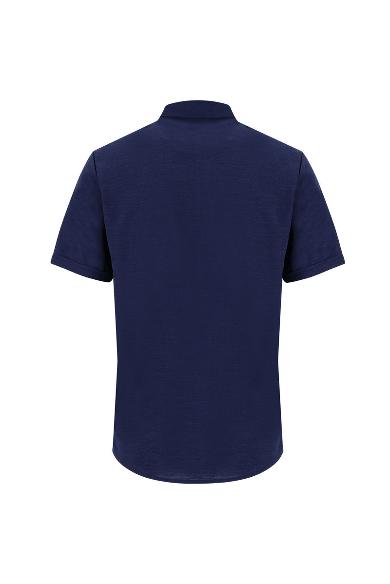 Açık Lacivert Polo Yaka Gömlek Model T-shirt