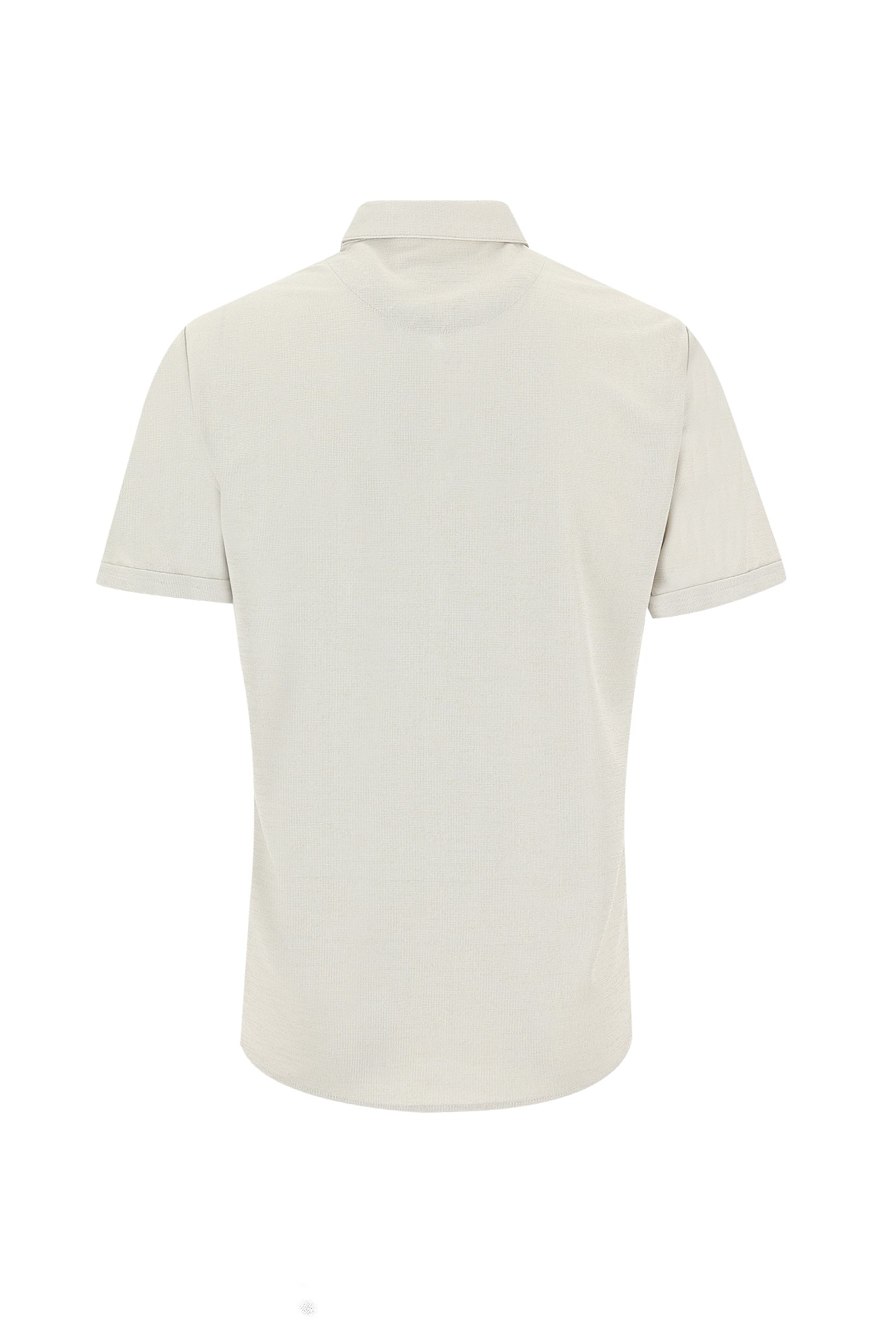 Orta Bej Polo Yaka Gömlek Model T-shirt
