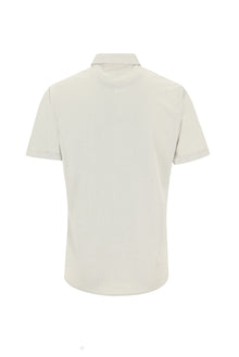 Orta Bej Polo Yaka Gömlek Model T-shirt
