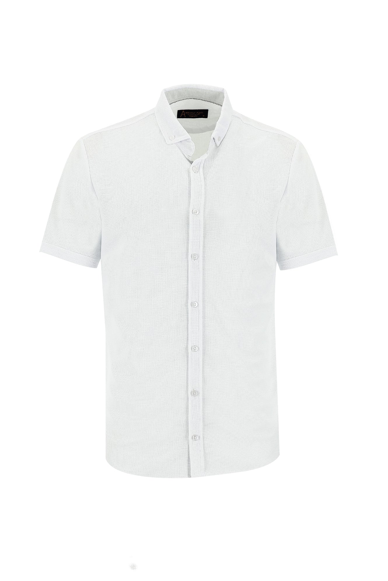Beyaz Polo Yaka Gömlek Model T-shirt