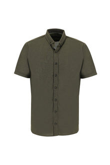 Orta Haki Polo Yaka Gömlek Model T-shirt