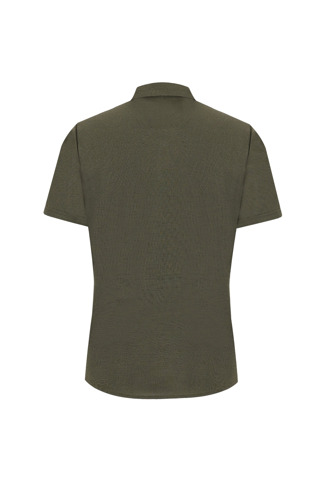 Orta Haki Polo Yaka Gömlek Model T-shirt