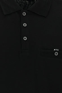 Siyah Polo Yaka Regular Fit T-shirt