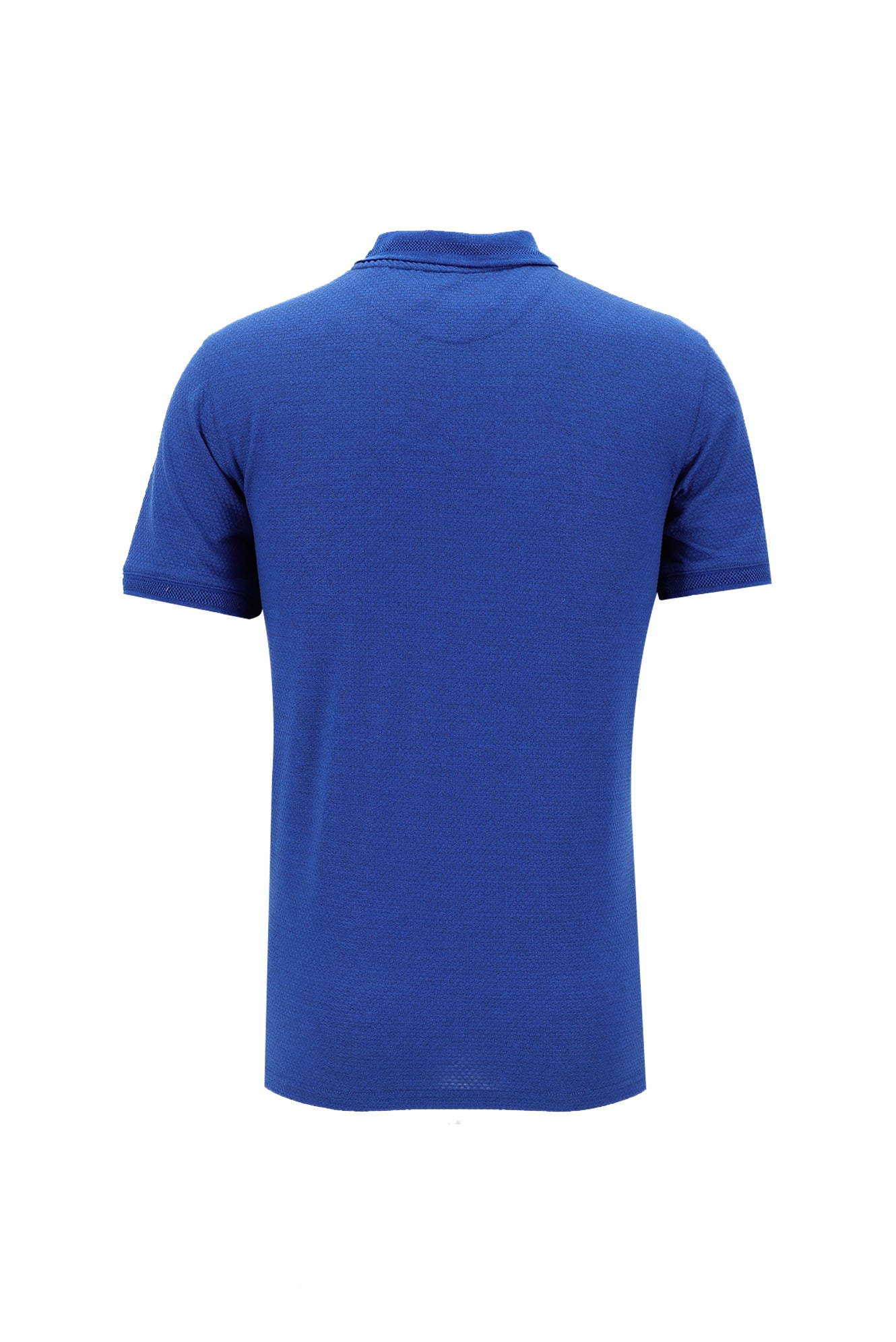 Saks Mavi Polo Yaka Regular Fit T-shirt