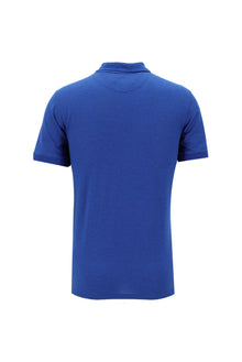 Saks Mavi Polo Yaka Regular Fit T-shirt