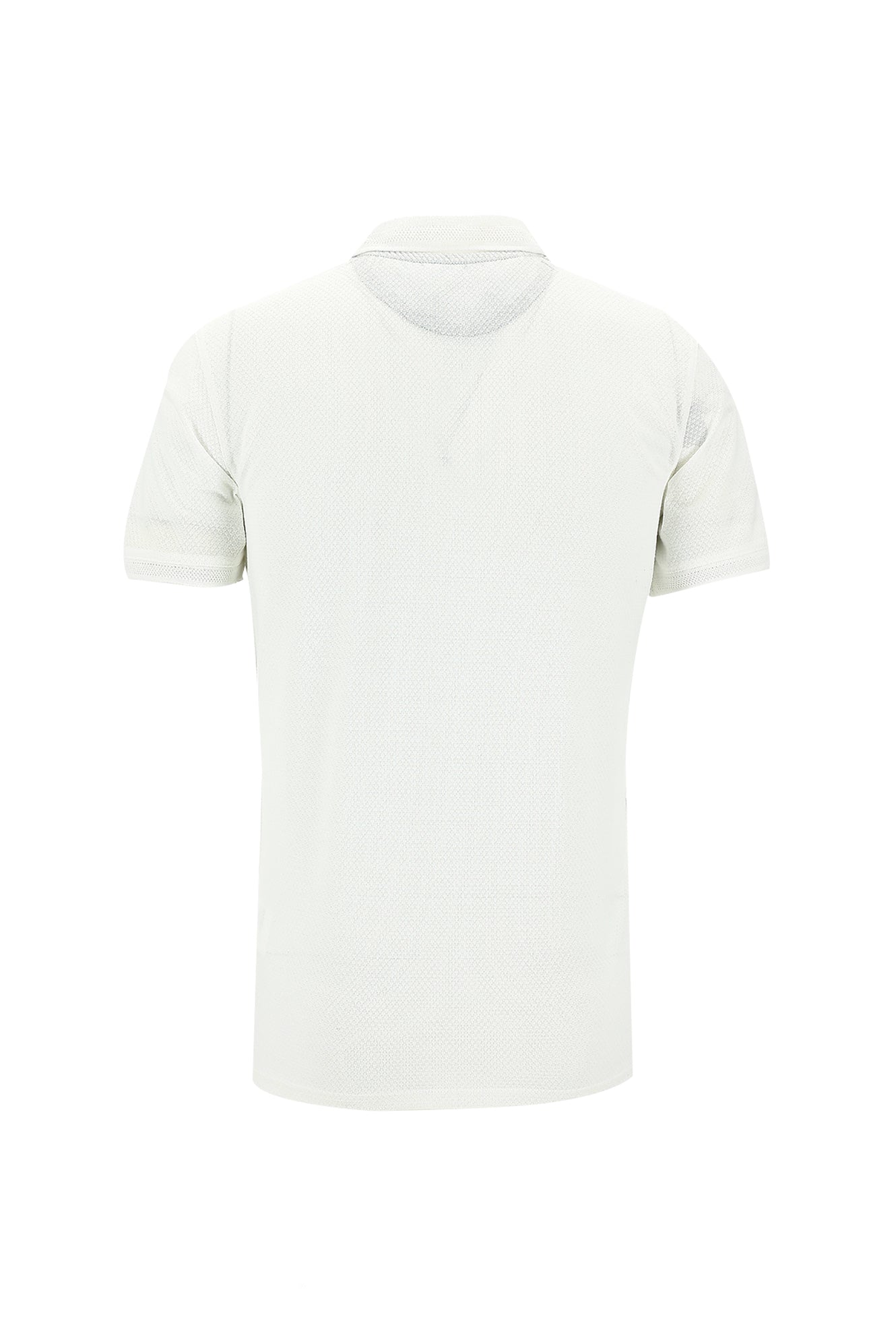 Beyaz Polo Yaka Regular Fit T-shirt
