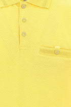 Koyu Sarı Polo Yaka Regular Fit T-shirt