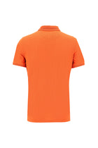 Orta Turuncu Polo Yaka Regular Fit T-shirt