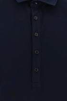 Siyah Lacivert Polo Yaka Slim Fit Dar Kesim Pamuk T-shirt