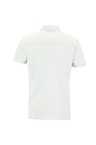 Beyaz Polo Yaka Slim Fit Dar Kesim Pamuk T-shirt