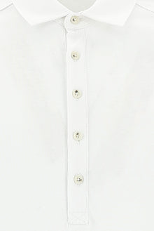 Beyaz Polo Yaka Slim Fit Dar Kesim Pamuk T-shirt