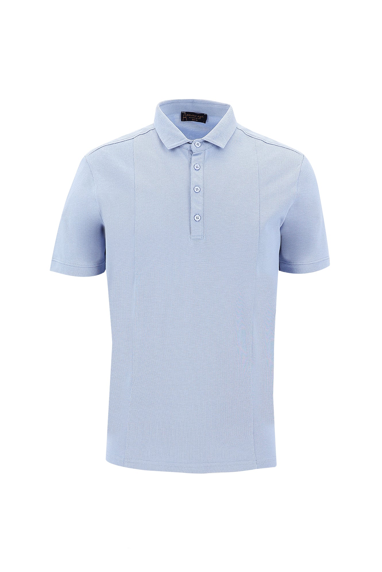 Koyu Mavi  Polo Yaka Slim Fit Dar Kesim T-shirt