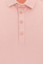 Gül Kurusu Polo Yaka Slim Fit Dar Kesim T-shirt