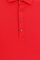 Bayrak Kırmızı Polo Yaka Slim Fit Dar Kesim T-shirt