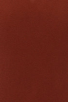 Kiremit Polo Yaka Slim Fit Dar Kesim Desenli T-shirt