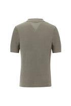 Orta Vizon Polo Yaka Slim Fit Dar Kesim Desenli T-shirt