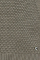 Orta Vizon Polo Yaka Slim Fit Dar Kesim Desenli T-shirt