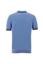Havacı Mavi Polo Yaka Slim Fit Dar Kesim T-shirt