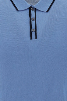 Havacı Mavi Polo Yaka Slim Fit Dar Kesim T-shirt