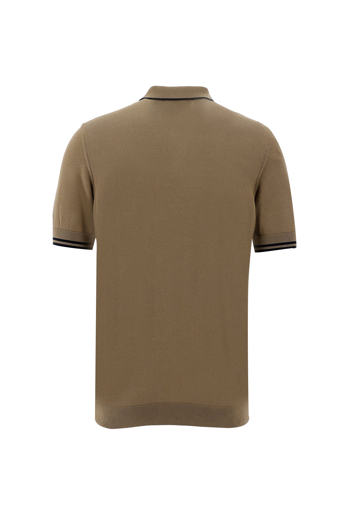 Taba Polo Yaka Slim Fit Dar Kesim T-shirt